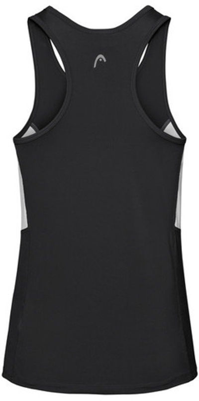 Футболка для девочки теннисная Head Club Tank Top - black