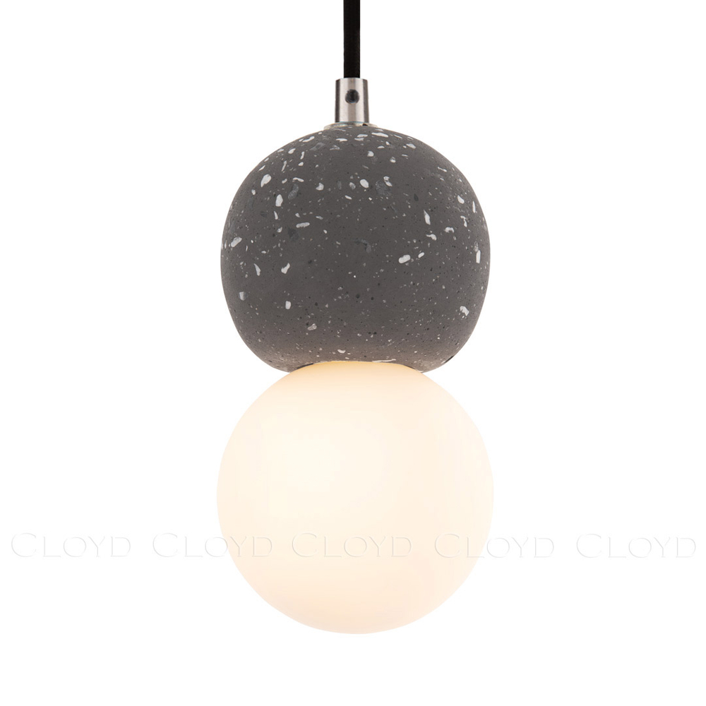 Подвесной светильник Cloyd AUSTA-A P1 / хром - темн.серый бетон (арт.12184)