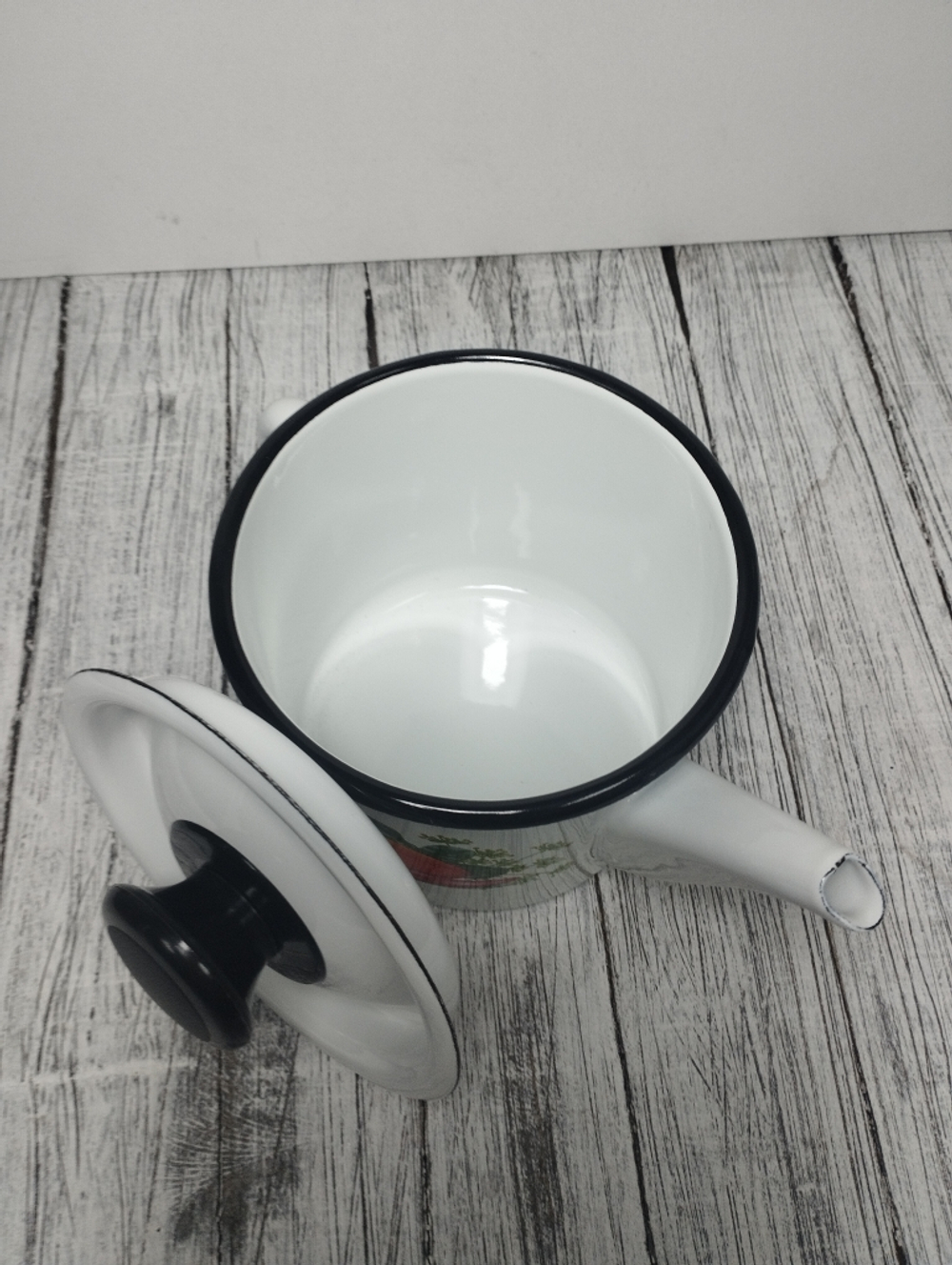 Чайник 1л цил белый Овощи 42704-072/4