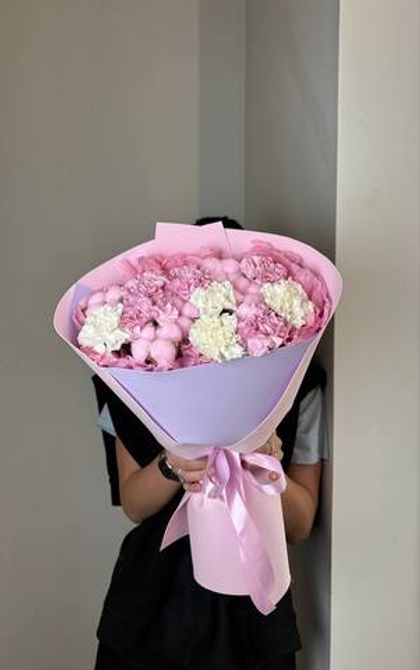 Букет из нежных диантусов