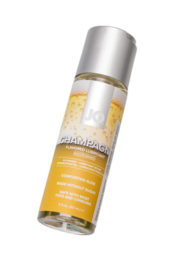 Лубрикант на водной основе JO H2O Champagne Flavored Lubricant с ароматом шампанского - 60 мл.