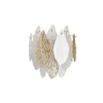 5052/3W HALL ODL24 607 золото/белый/прозрачный/металл/стекло/фарфор/металл Бра E14 3*40W LACE