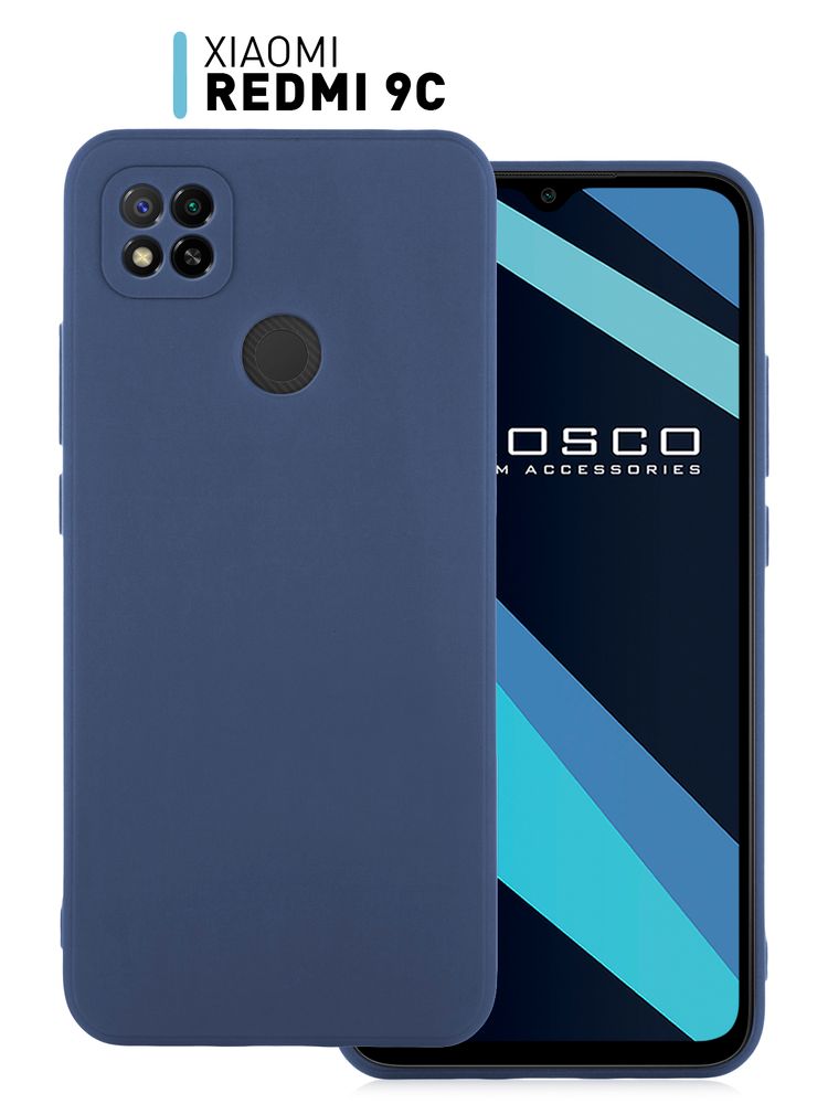 Чехол ROSCO для Xiaomi Redmi 9C оптом (арт. XM-R9C-HARD-TPU-TRANSPARENT)