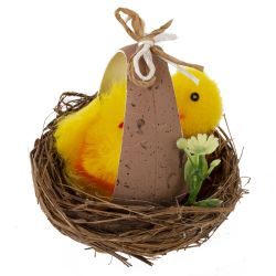 GAEM Набор из 2-х изделий декоративных "Гнездо пасхальное" (5,5*5), L11 W6 H6 см