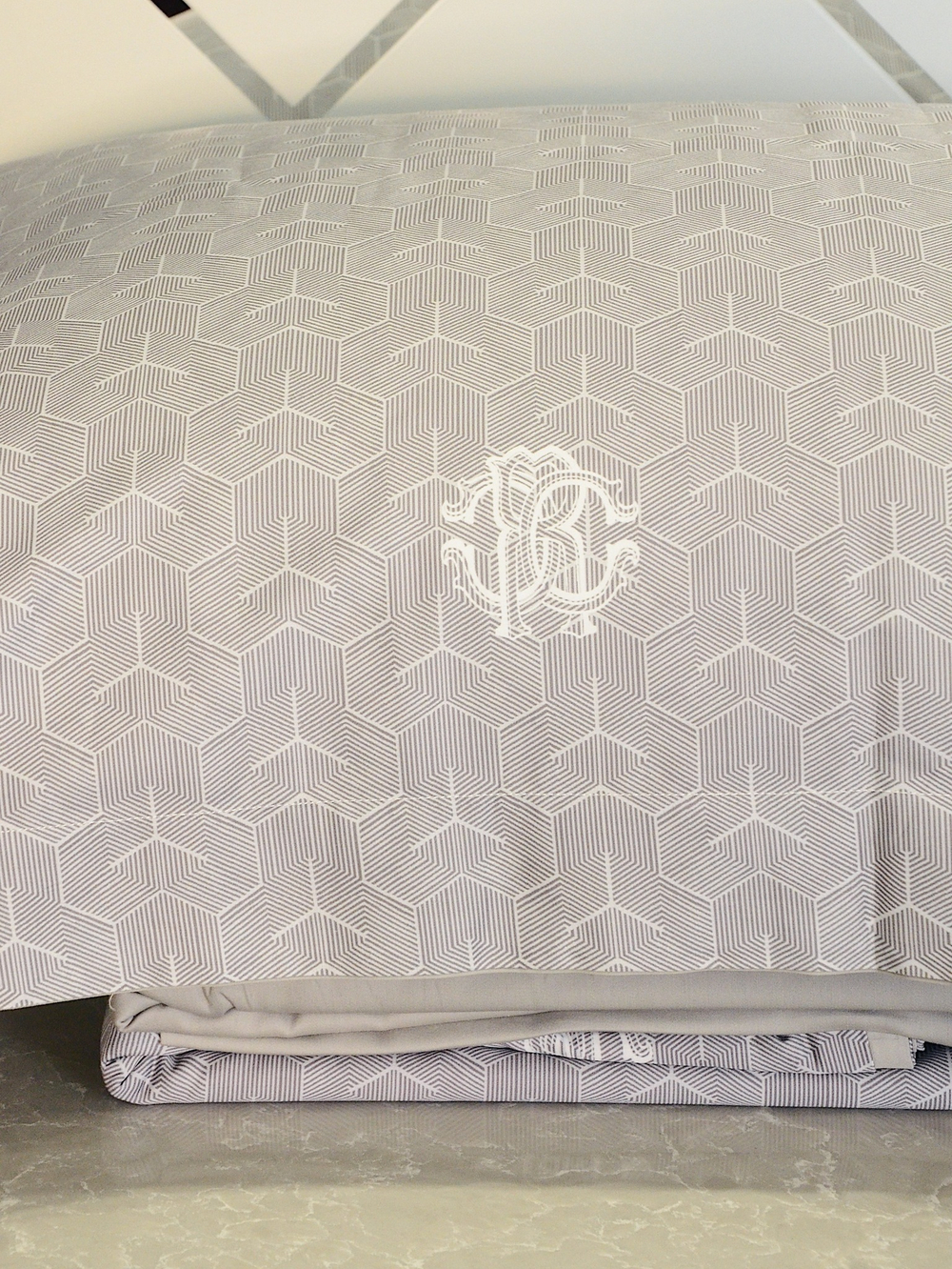 Постельное белье Roberto Cavalli Geometry Gray