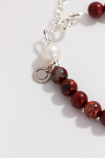 Браслет STRENGTH из красной яшмы