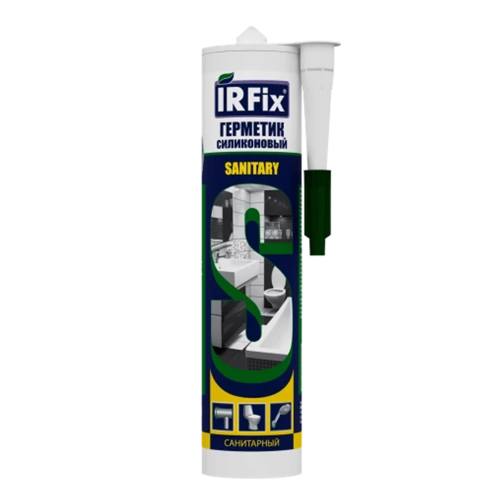 IRFix Sanitary Герметик силиконовый санитарный 310мл (Белый, RAL 9010)