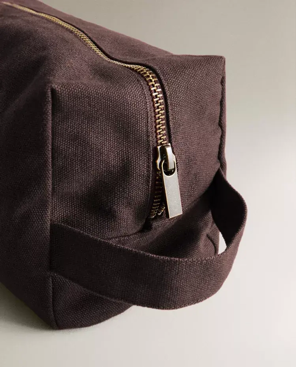 ZARA HOME ПЛЯЖНАЯ КОСМЕТИЧКА, КОРИЧНЕВЫЙ