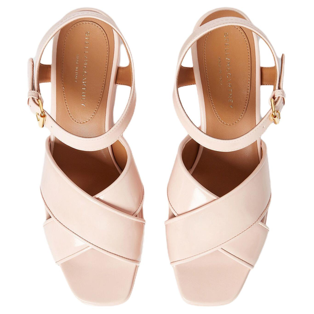 Stella McCartney Elyse Artificial Leather One Strap Sandals Women"s Pink