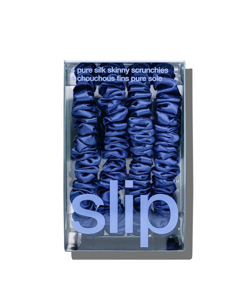 Набор узких резинок для волос из 100% шелка Slip Silk WILDFLOWER