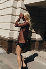 Лонгслив из модала brwn