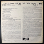 Louis Armstrong With All Stars ‎– At The Crescendo Vol.1 (Англия 1965г.)