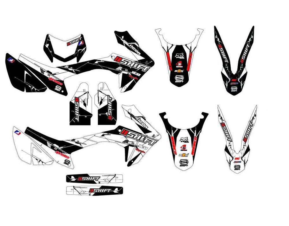 Graphic decal set, Sticker kit, for Honda CRF250L-M 2012-2020