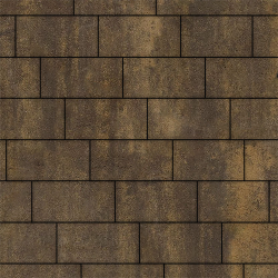 Тротуарная плитка ПРЯМОУГОЛЬНИК 300х150 мм - Листопад гладкий Мокко