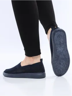 Мокасины летние текстильные