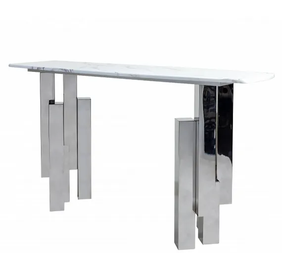 Консоль Round Silver, 150х79 см