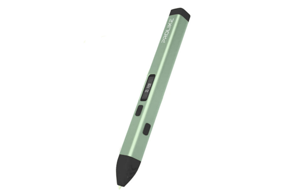 3D ручка Prolike с дисплеем, большой набор пластика, цвет зеленый