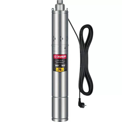 Насос скважинный Зубр НСВ-75-90 винтовой 550 Вт 90 м