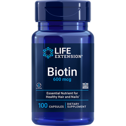 Biotin 600 мкг 100 капсул Life Extension