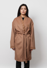 Шапан шерстяной удлиненный OYU TOLQYN CAMEL