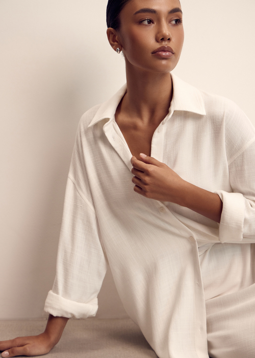 Рубашка DEYA, молочный