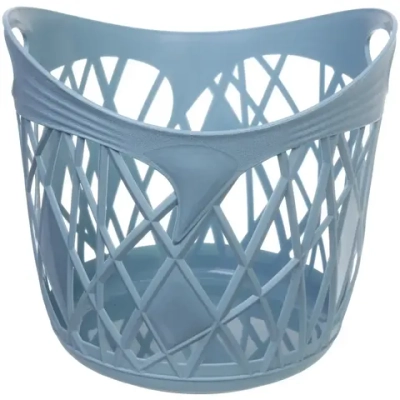 Корзинка для хранения «БРИЗБО», цвет пудрово - голубой, 25.5*25*23.5см