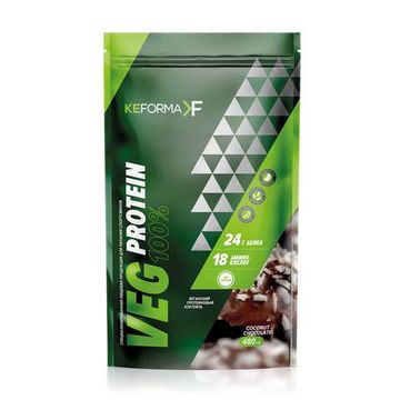 Веганский протеиновый коктейль VEG PROTEIN 100% (шоколад-кокос) Keforma