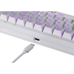 Механическая клавиатура Defender Deimos GK-303, USB, RGB, белая