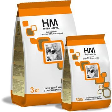 Наша Марка для щенков мелких и средних пород