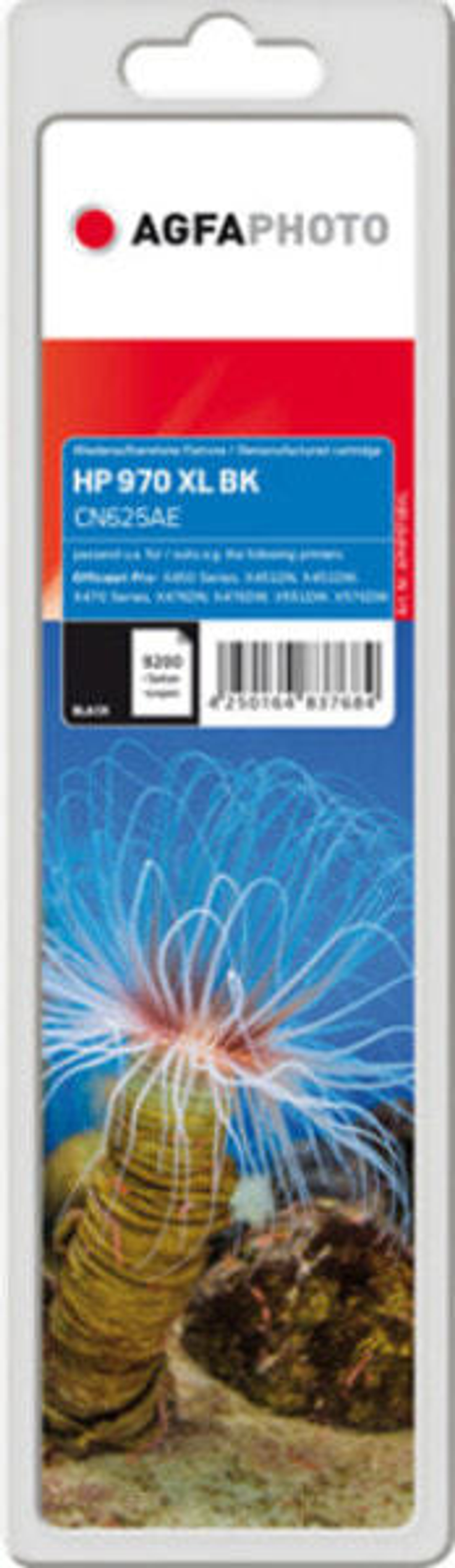 Картридж струйный черный 1 шт AgfaPhoto Holding GmbH APHP970BXL