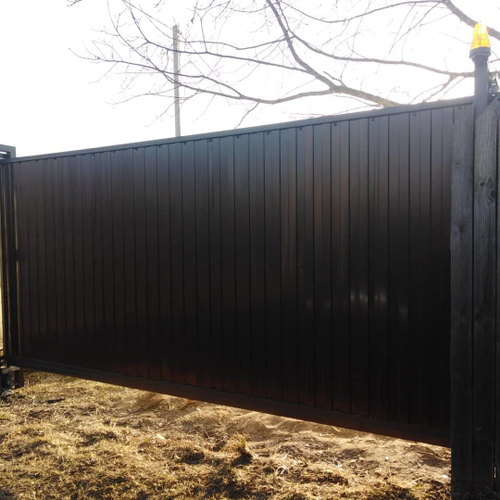 Откатные ворота под ключ+калитка+автоматика в Борково ,Лодейное поле.