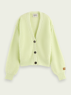 Кардиган Scotch&Soda V-neck boxy-fit knitted cardigan