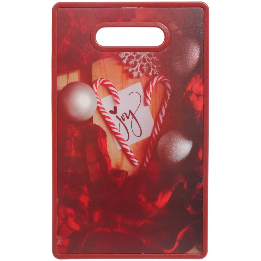 Доска разделочная пластиковая 37*23см «Новогодние символы»