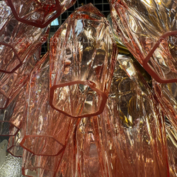 Люстра Cloyd CALCUTTA C6 / Ø60 см - латунь - розов.стекло (арт.11684)