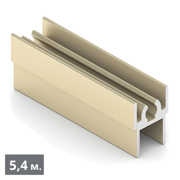 СТАНДАРТ Рамка верхняя двери (5,40 м) золото матовое (AL) (AS0720) Aristo