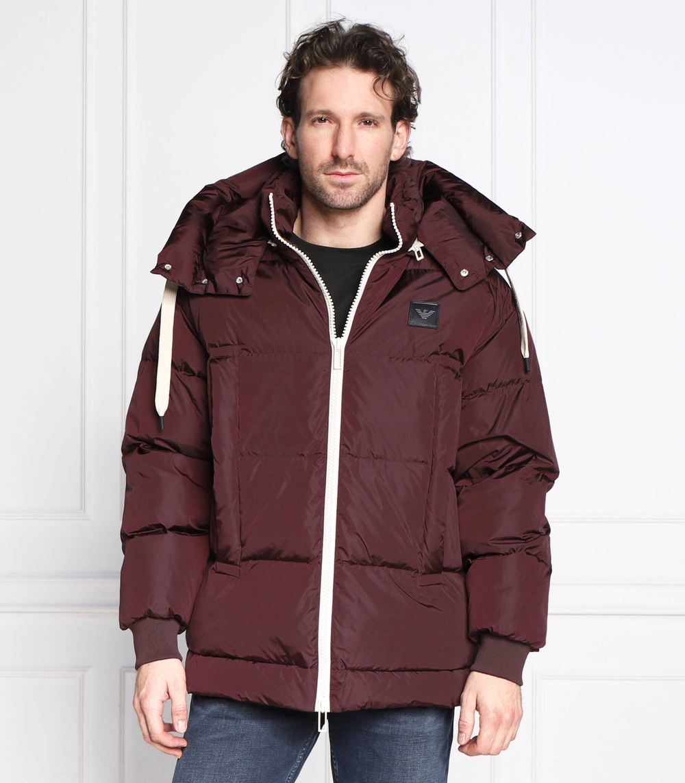 пуховая куртка Emporio Armani - бордовый(6L1BU4 1NQTZ)