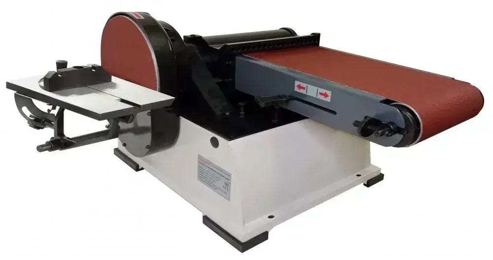 Ленточно-дисковый шлифовальный станок REALREZ RBDХ69 152/228, 800W