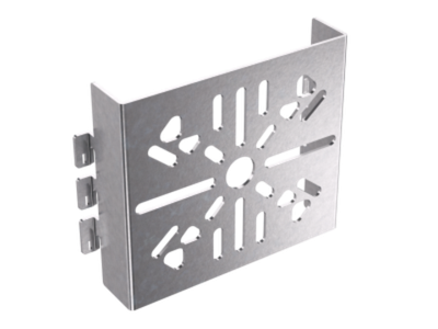 Увеличенная монтажная плата 130х145 перфорированная
