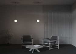 Подвесной светильник Maytoni Luna P039PL-5W4K-10INS-B