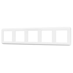 Рамка пластиковая FRM-VERSA-PL-5-WH (Arlight, -) 045190