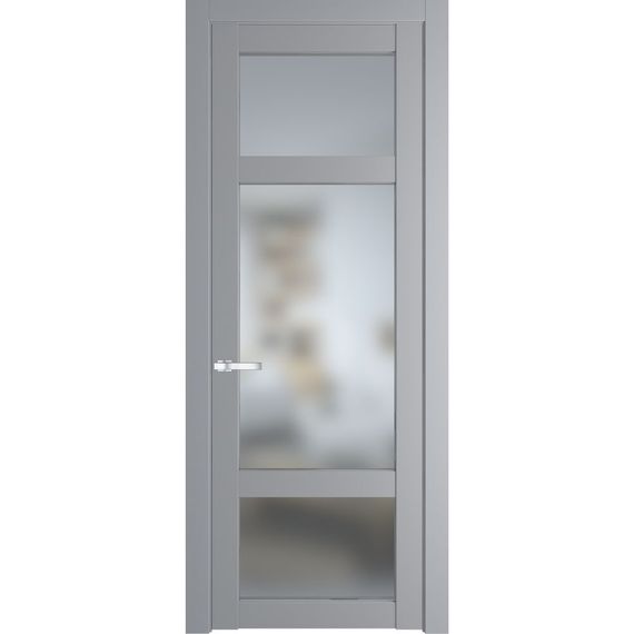 Межкомнатная дверь эмаль Profil Doors 1.3.2PD смоки остеклённая