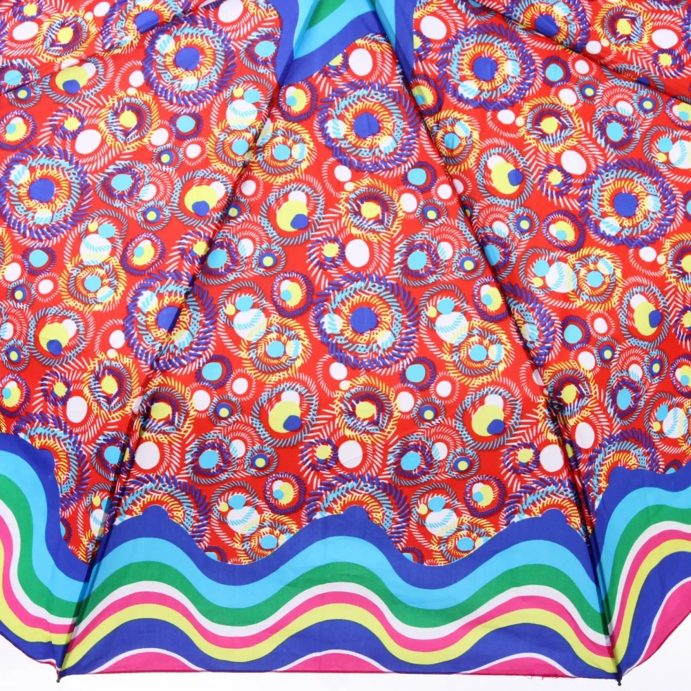 Зонт женский полуавтомат «Кланти», микс 6 цветов, 8 спиц, d-100см, длина в слож. виде 30см