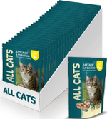 Влажный корм All Cats для взрослых кошек