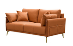 Диван CALIFORNIA NAPPA SF002 (2-х местный) коричневый 6606