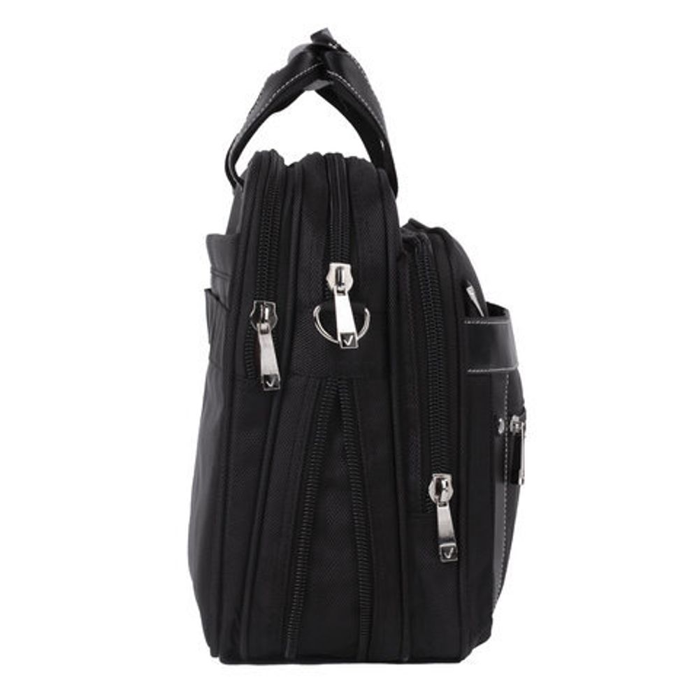 Сумка деловая BRAUBERG с отделением для ноутбука 15,6", "Carbon", 2 отделения, графит, 41х31х13 см, 240509