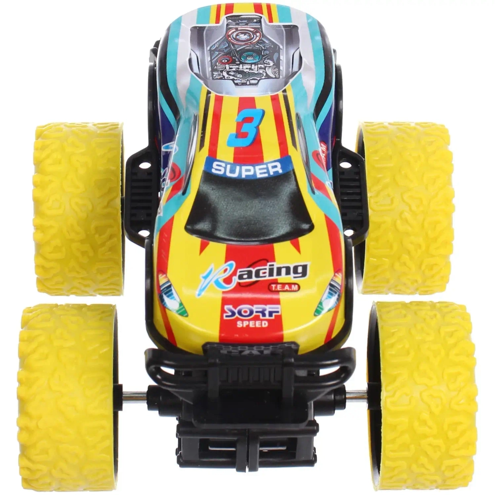 Машина инерционная «Суперскорость», 10*9*7 см, вращающаяся 360°, в шоу-боксе, микс