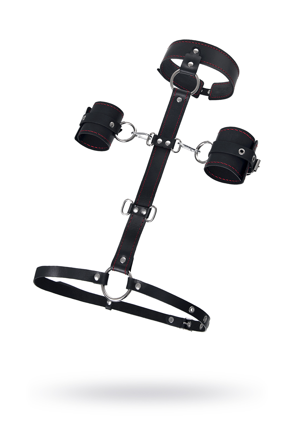 Сбруя для фиксации шеи и рук Pecado черная