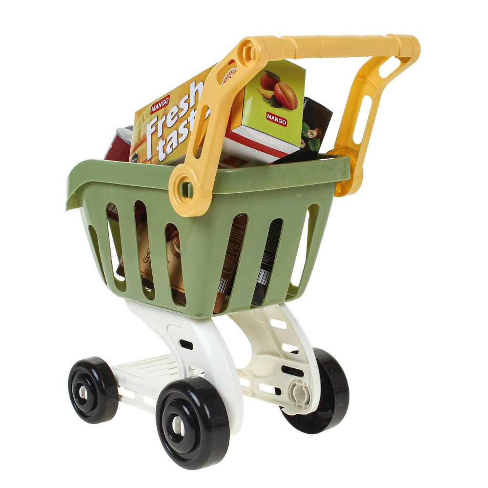 Тележка для супермаркета с продуктами, коробка YDF5516-1