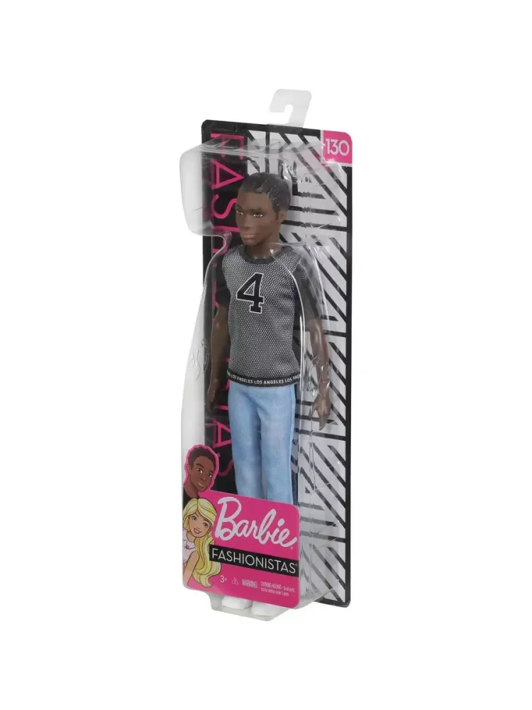 Кукла Барби Игра с модой Кен в футболке и джинсах GDV13