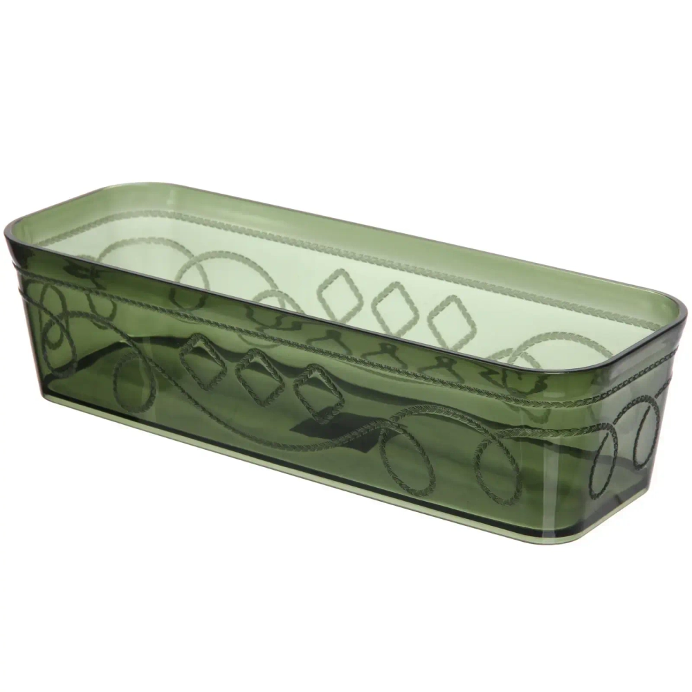 Контейнер для хранения «Пинто», цвет сине-зелёный, 30*10,5*7,5см